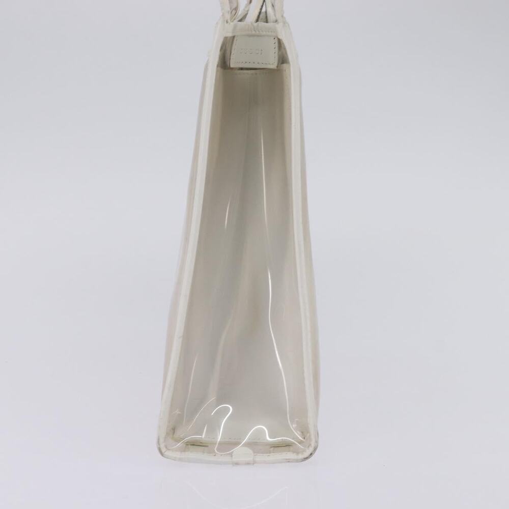 GUCCI Tote Bag Vinyl Clear Silver 001 2122 001 2122 - Picture 4 of 12
